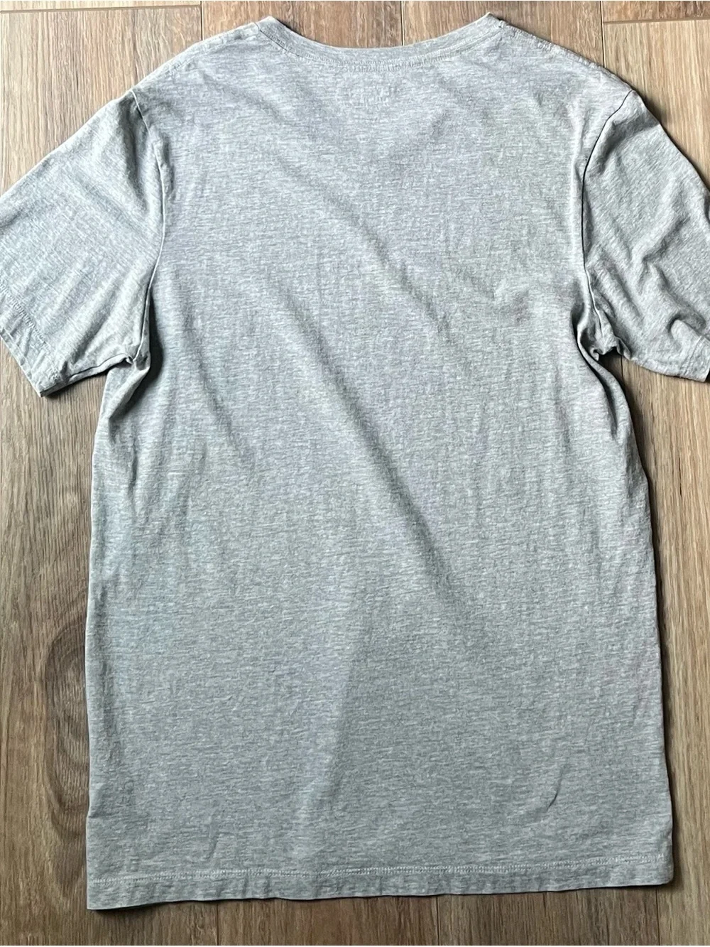 J. Crew Heather Gray V-Neck Short Sleeve Tee medium tall